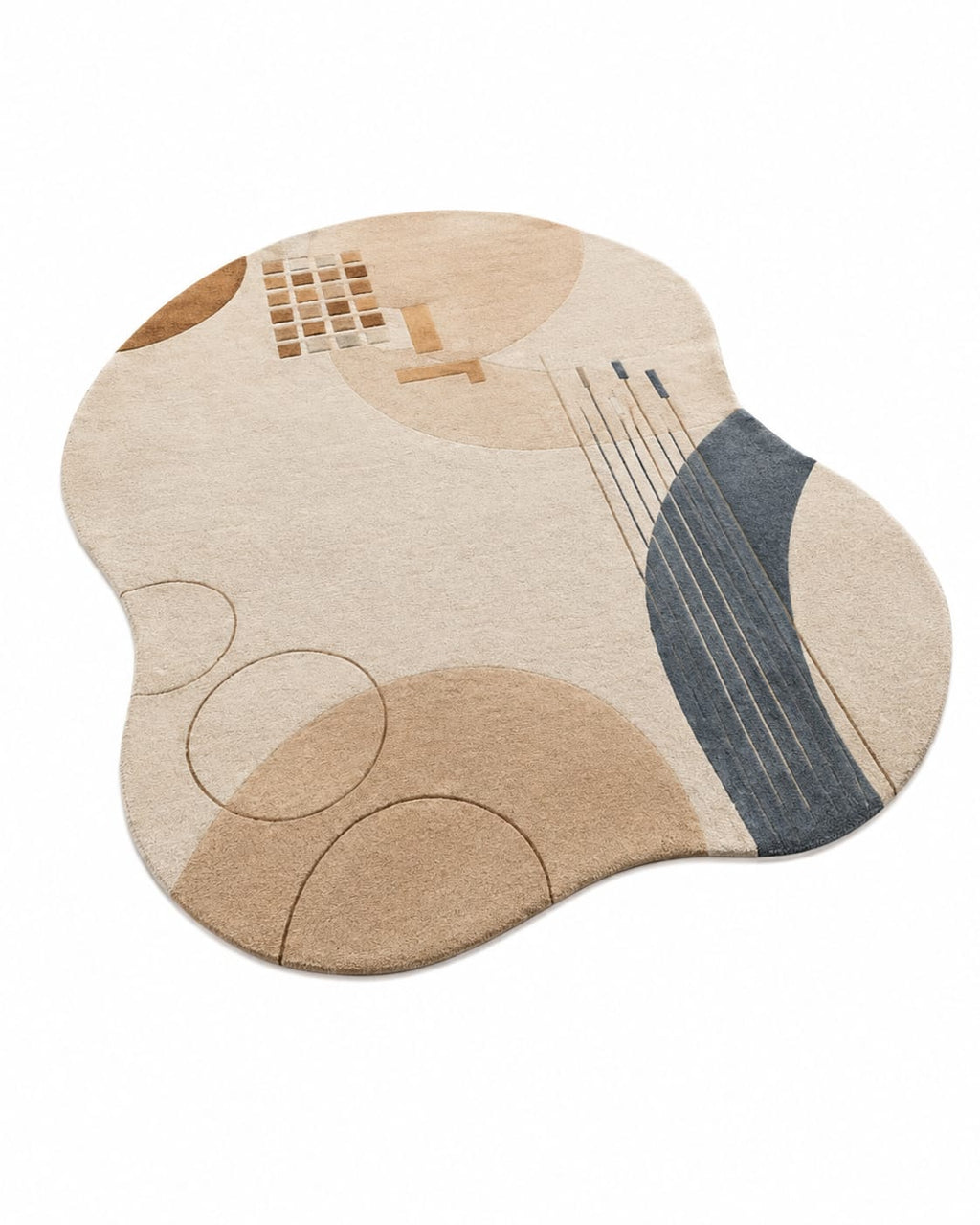 Modern Abstract Minimalist Hand Tufted Carpets & Rugs