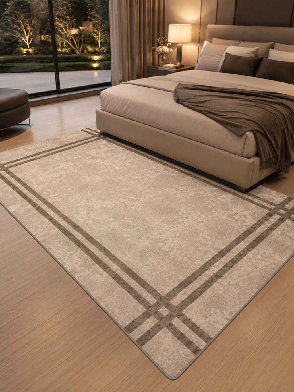 Modern Bordered Design Hand Tufted Carpets & Rugs