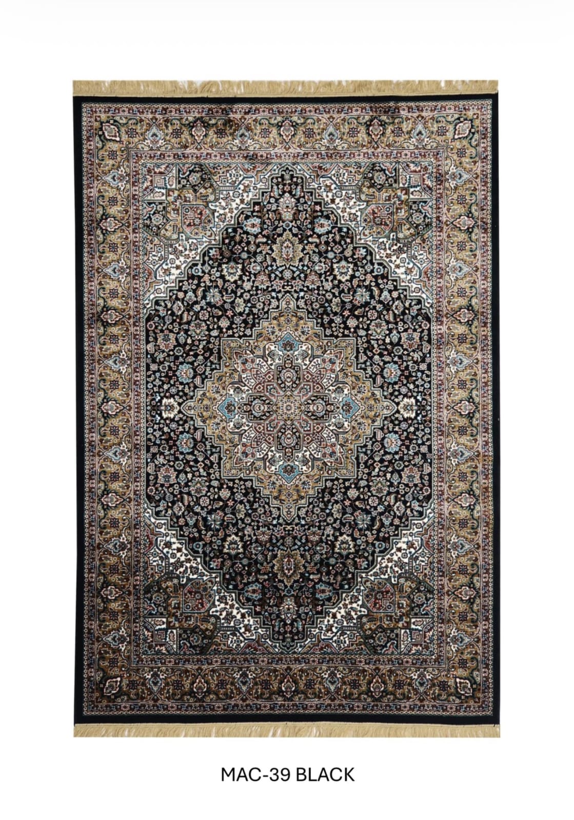Royal Persian Heritage Rug – Midnight Medallion