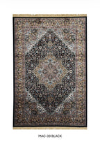 Persian Midnight Medallion Rug – Classic Floral Border
