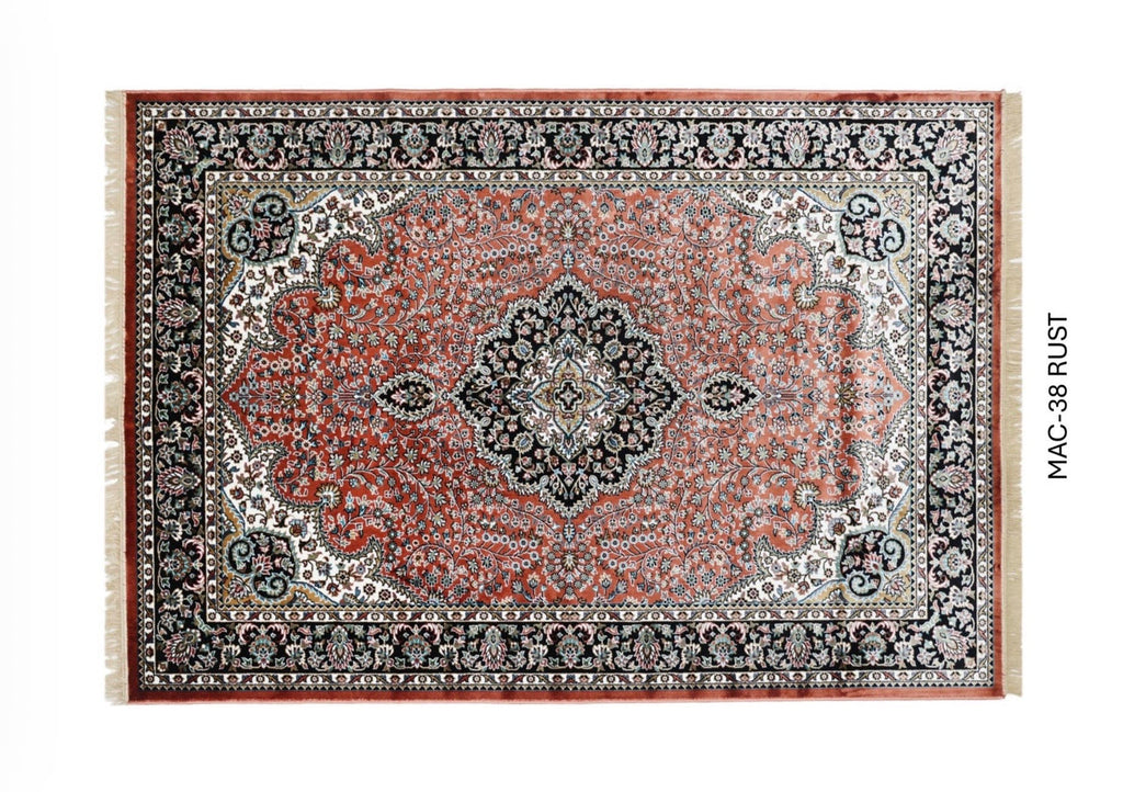 Red Persian Silk Carpet & Rugs