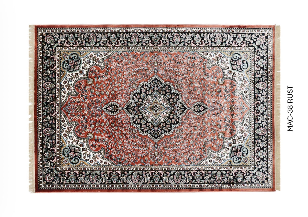 Red Persian Silk Carpet & Rugs