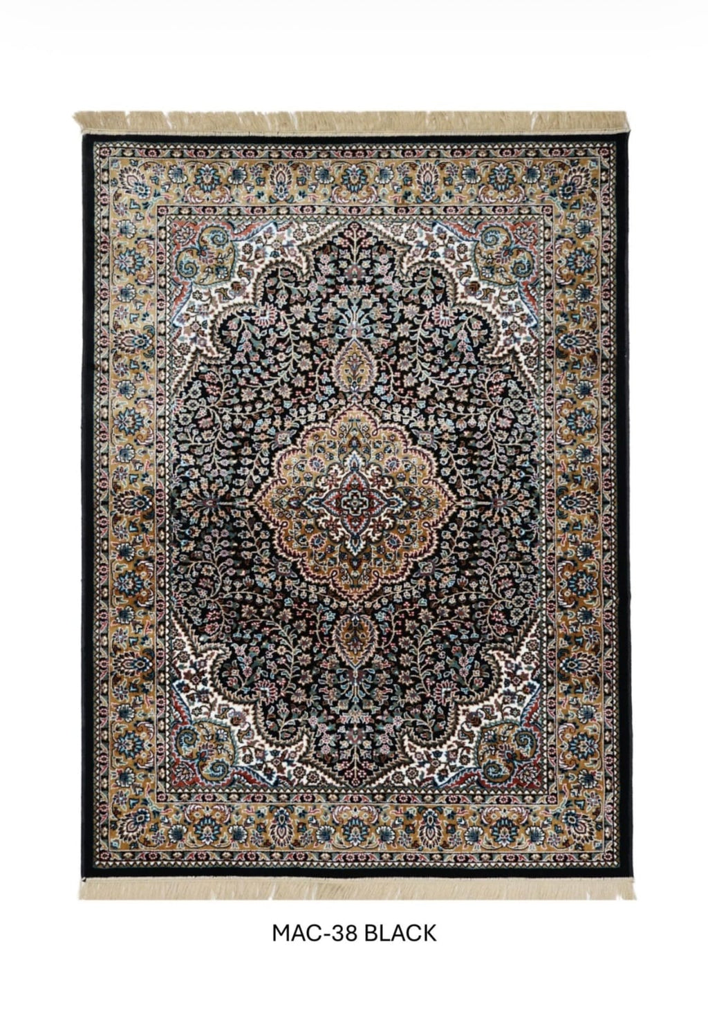 MAC-38 Black – Persian Medallion Rug