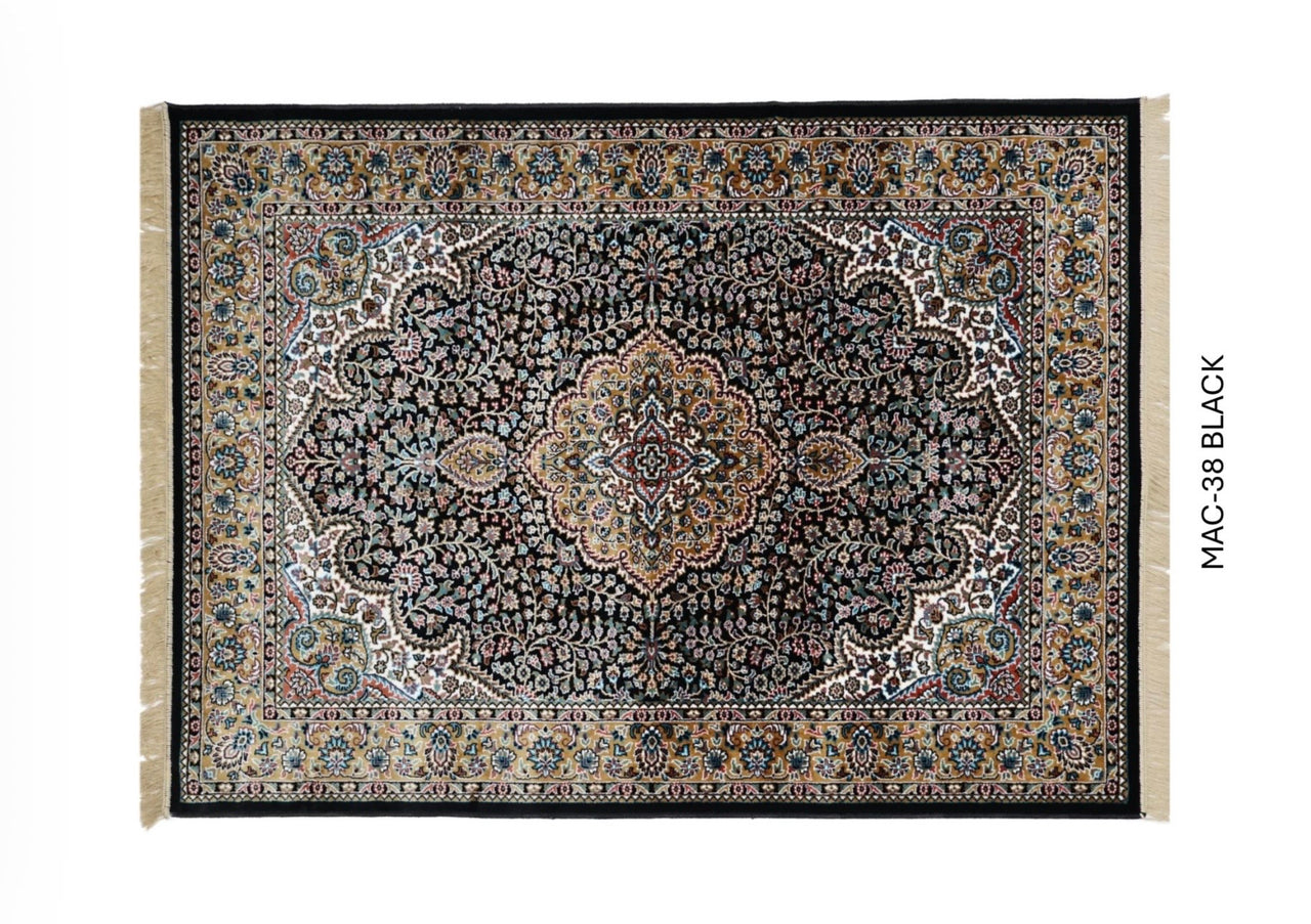 Black – Persian Medallion Rug