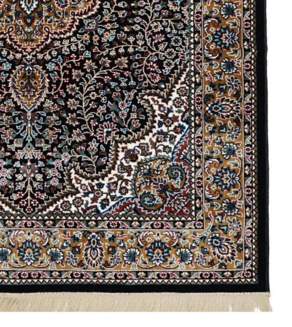 Black – Persian Medallion Rug