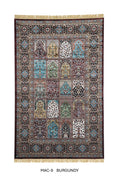 Burgundy – Persian Panel Garden Carpets & Rugs