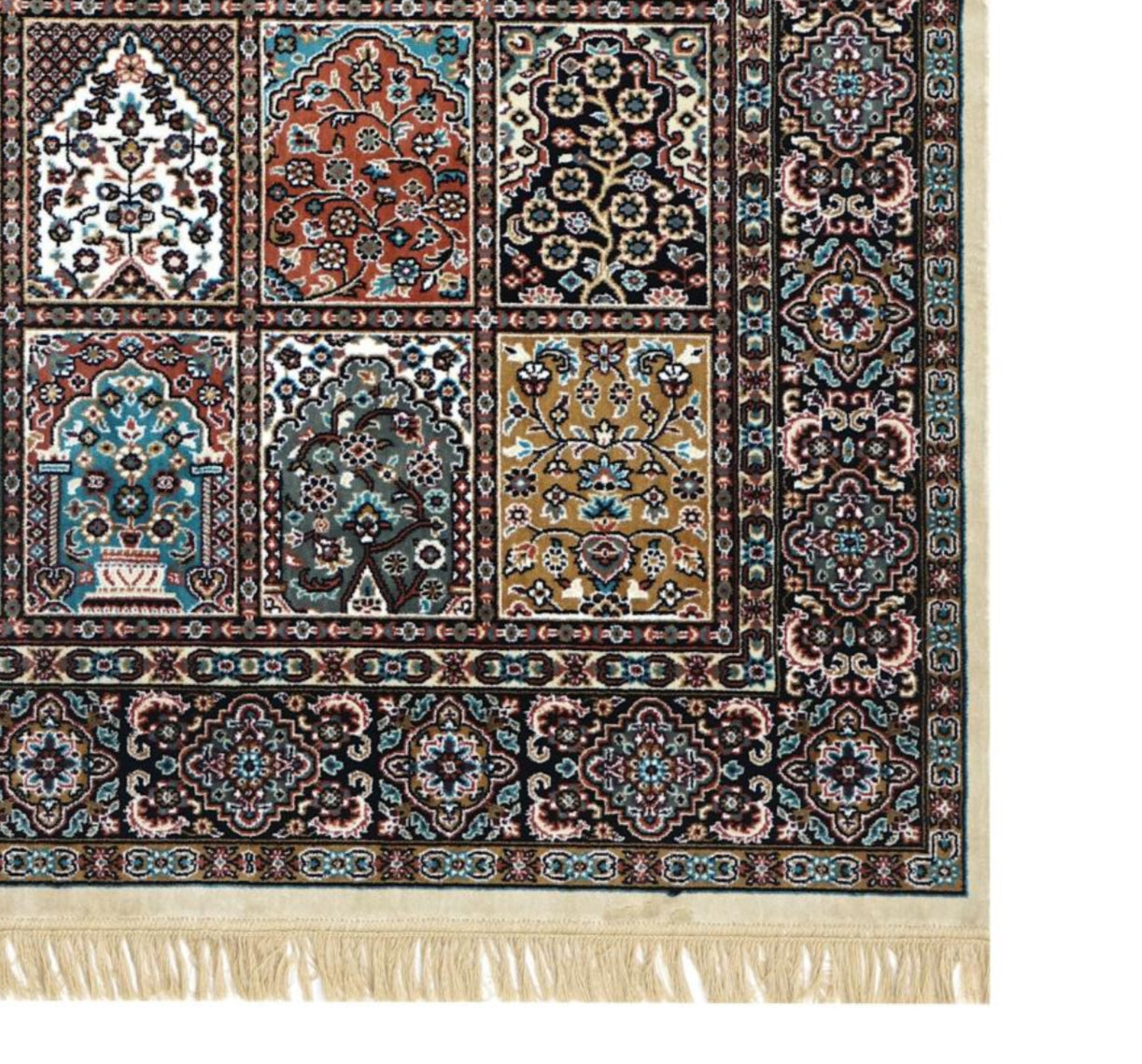 Cream – Persian Panel Garden Rug
