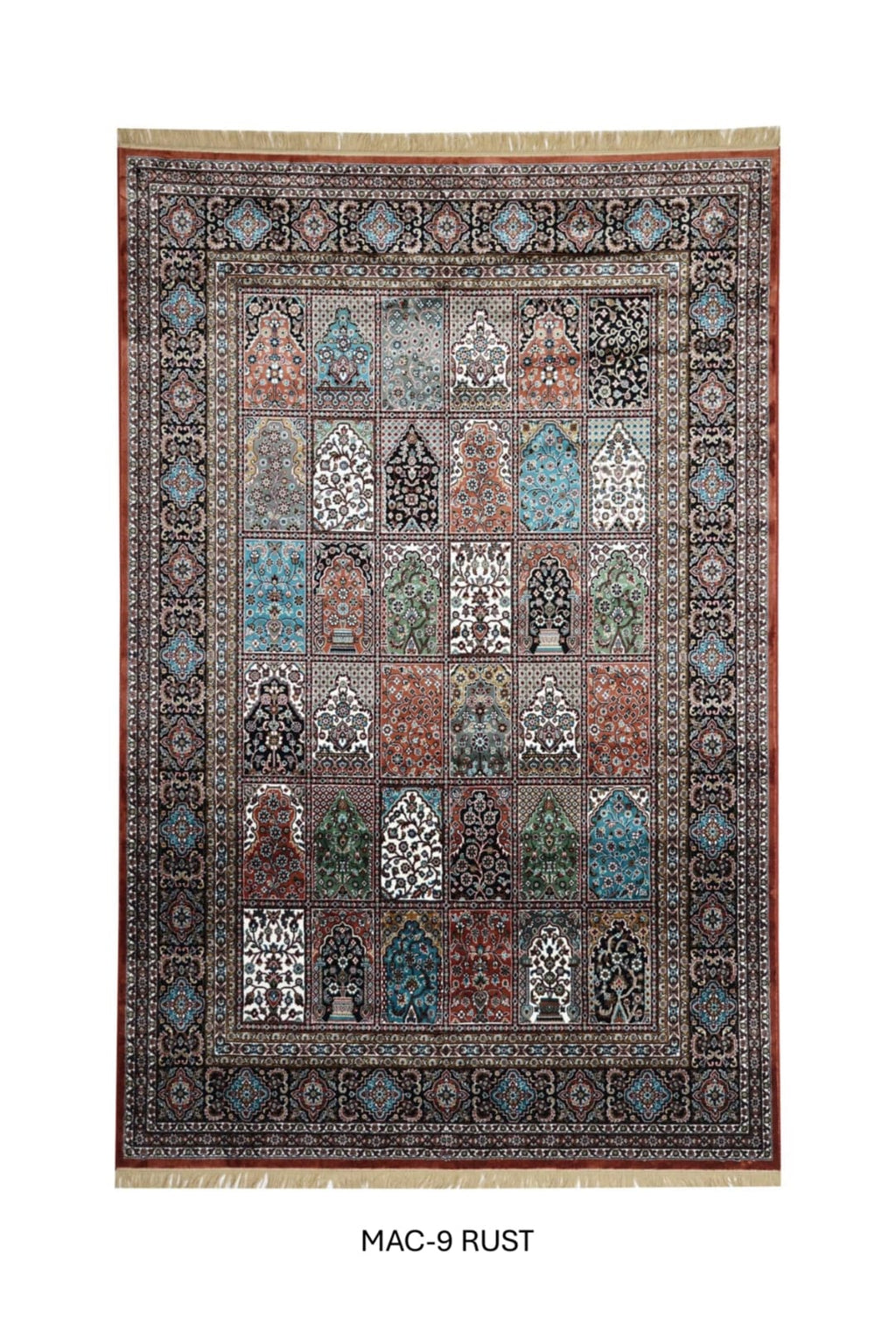 Cream – Persian Panel Garden Carpets & Rugs