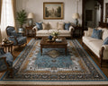 Cream – Persian Panel Garden Rug
