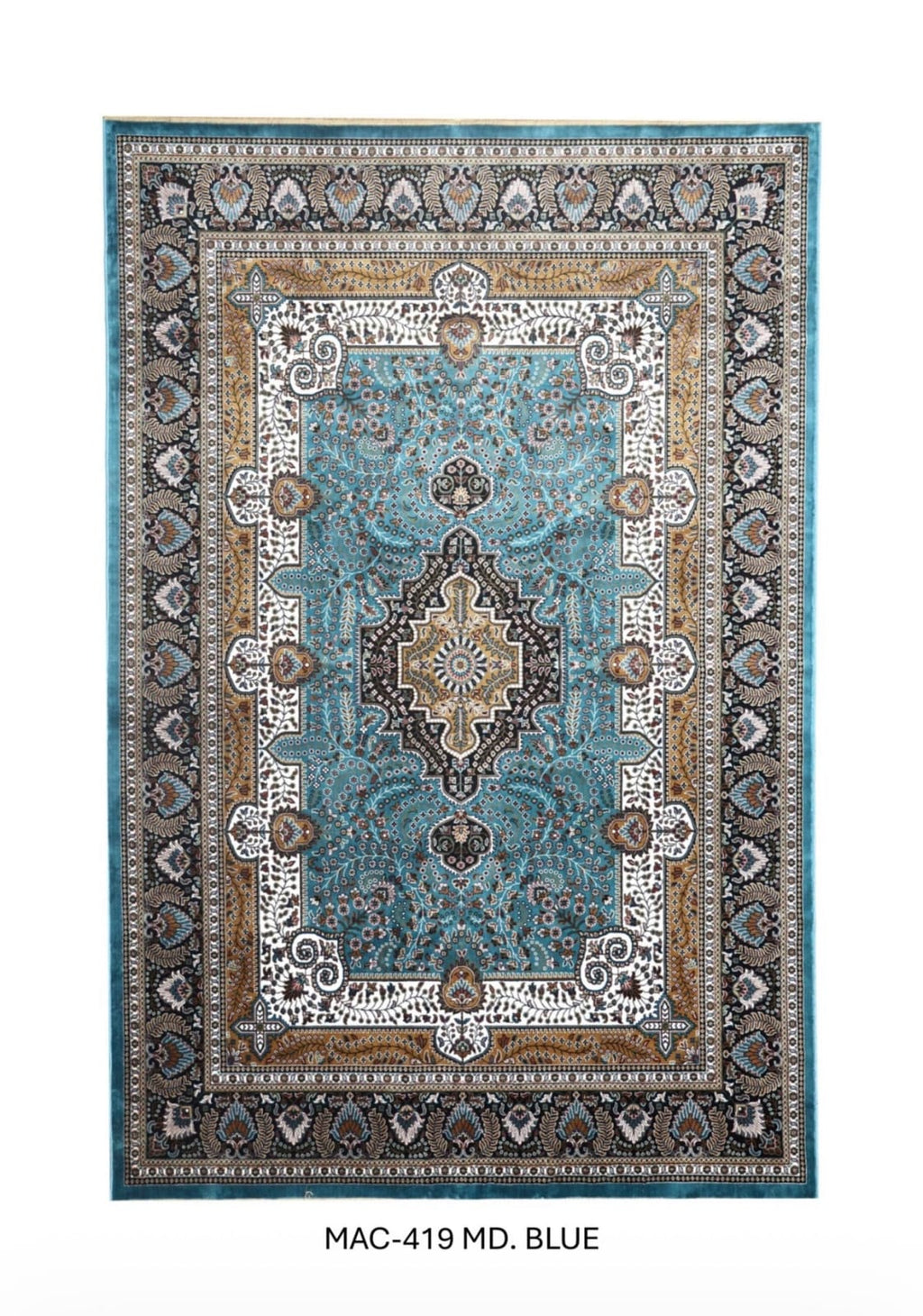 Cream – Persian Panel Garden Rug