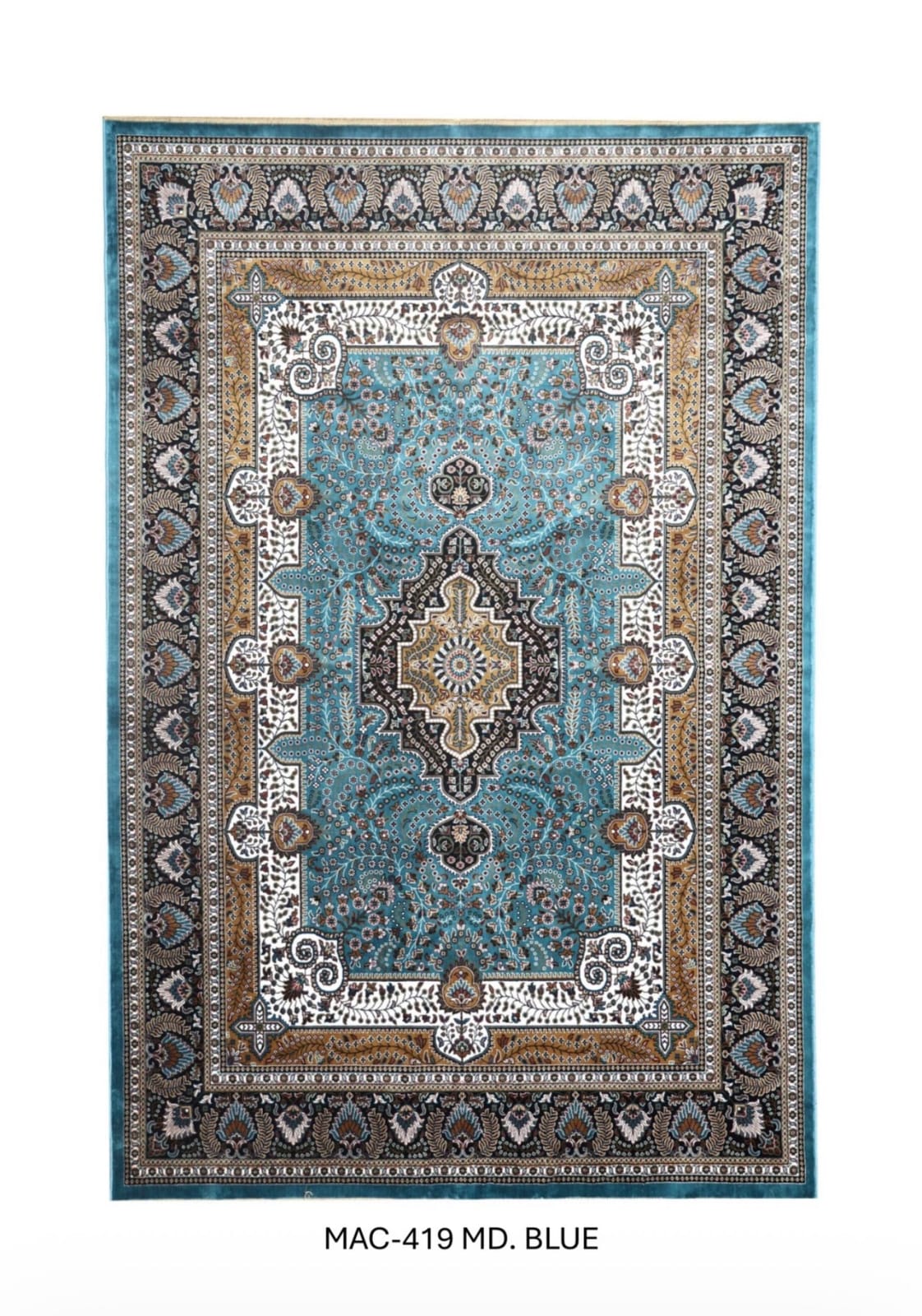 Cream – Persian Panel Garden Rug