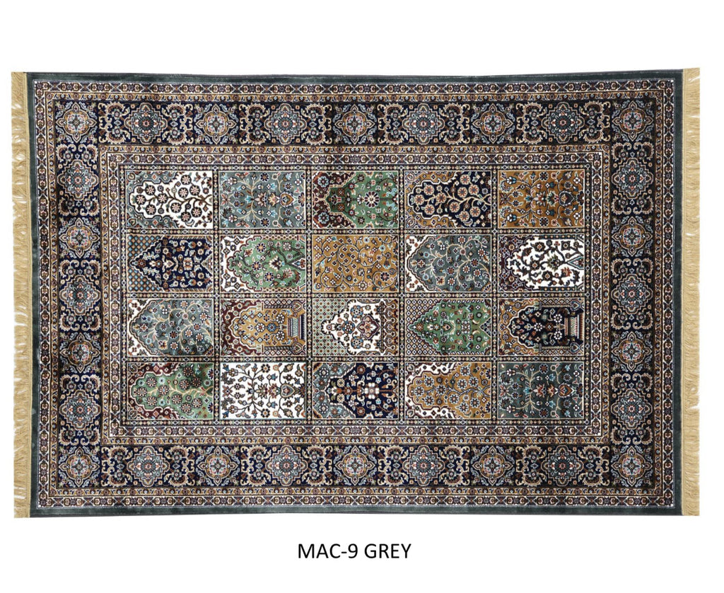 Grey – Persian Panel Garden Rug