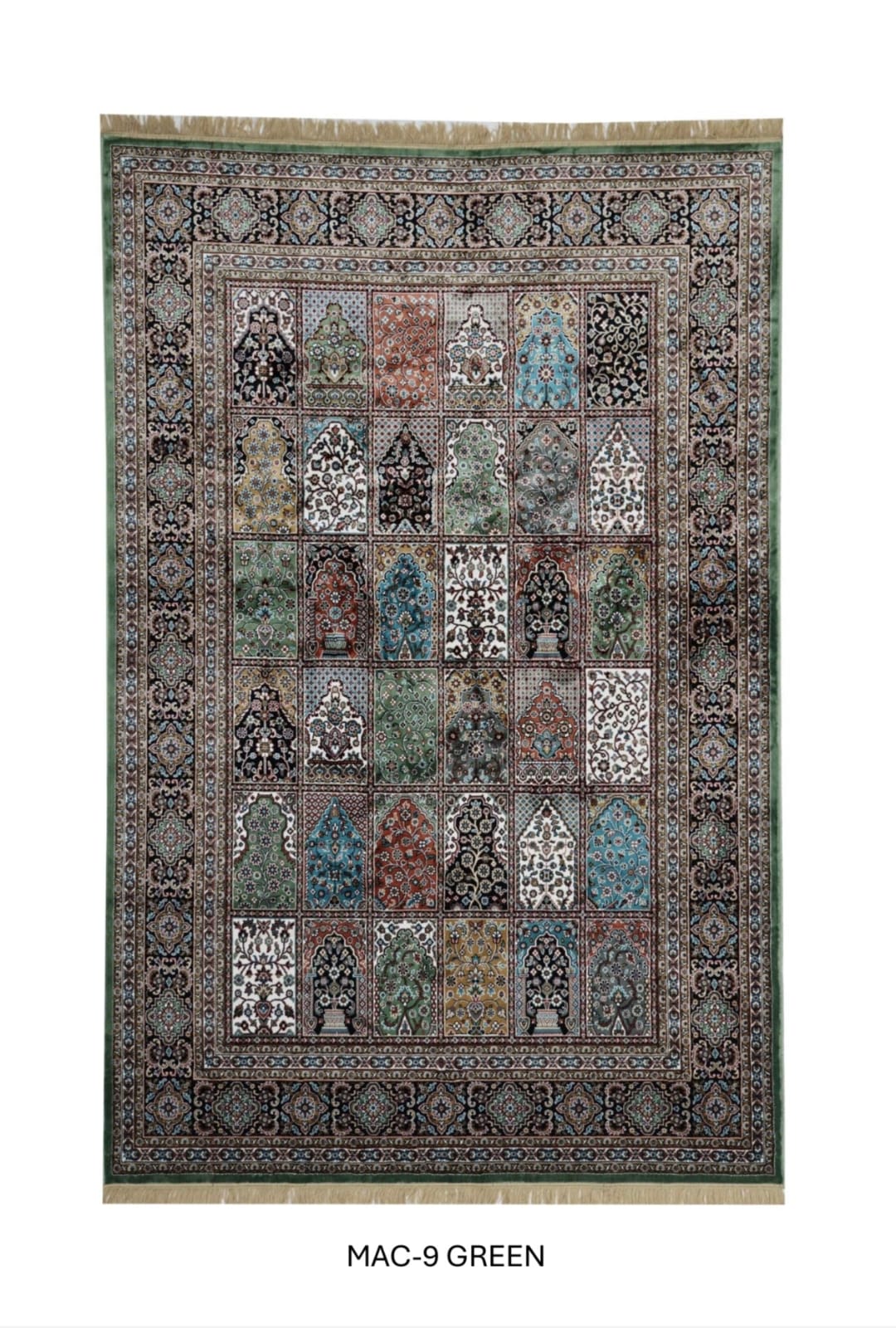 Green Persian Carpet & Rugs