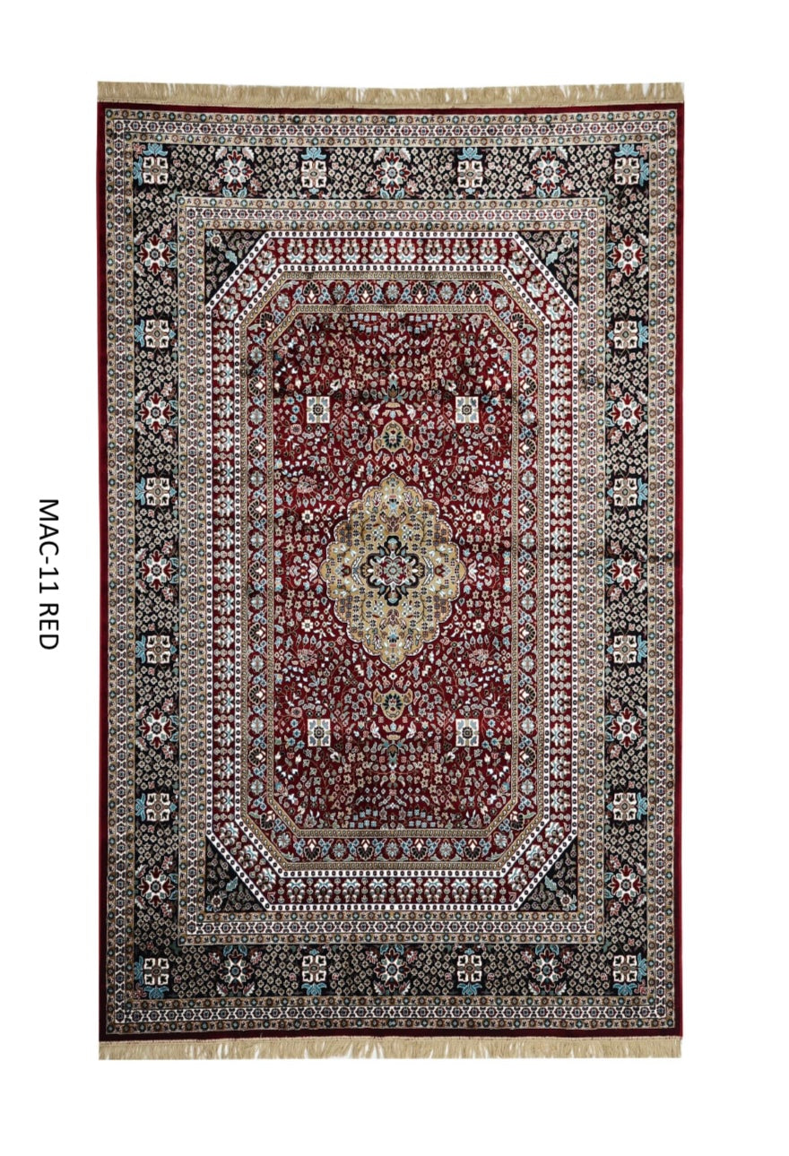 Red Medallion Pattern Persian Carpet & Rugs