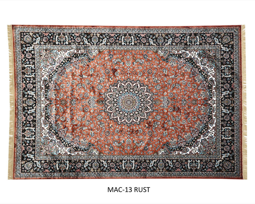 Rust Orange Traditional Persian Carpet & Rugs