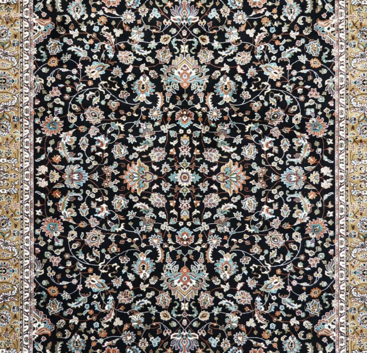 Black Traditional Persian Carpet & Rugs