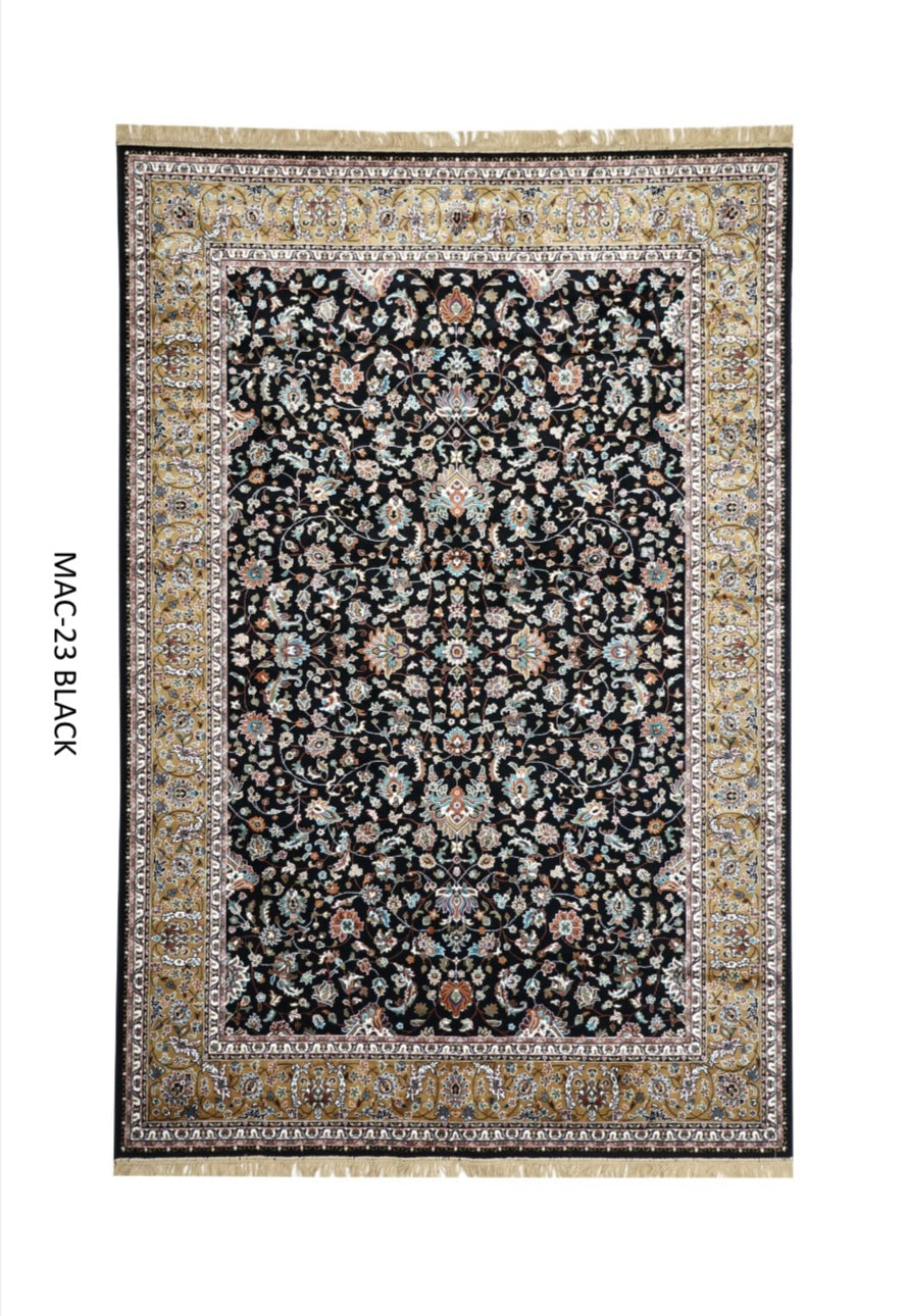 Black Traditional Persian Carpet & Rugs