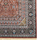 Rust Orange Traditional Persian Carpet & Rugs