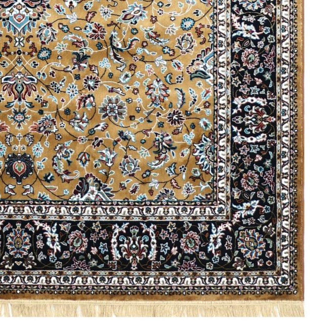 Yellow Traditional Persian Carpet & Rugs