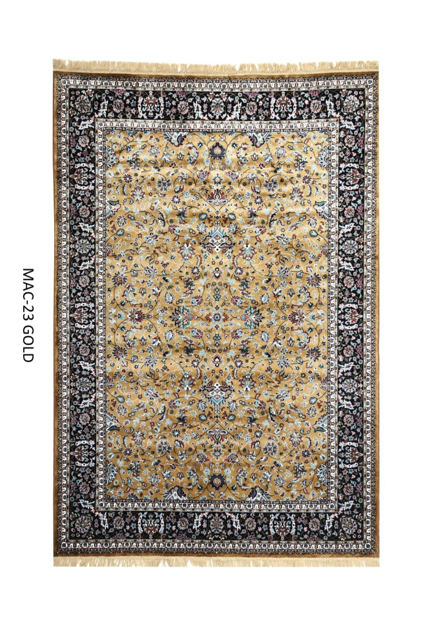 Yellow Traditional Persian Carpet & Rugs