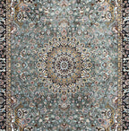 Grey Black Traditional Persian Carpet & Rugs