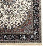 White & Black Traditional Persian Carpet & Rugs