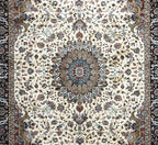 White & Black Traditional Persian Carpet & Rugs