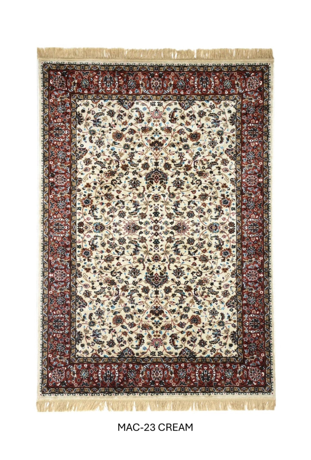 White Rust Traditional Persian Carpet & Rugs