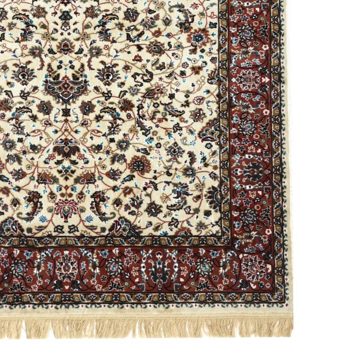 White Rust Traditional Persian Carpet & Rugs