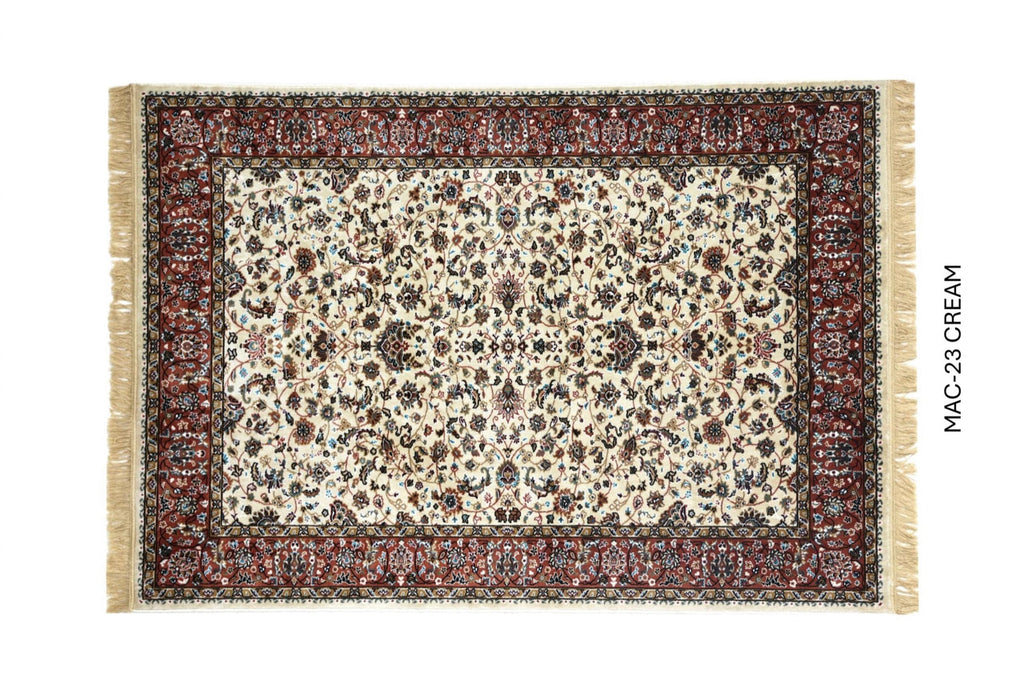 White Rust Traditional Persian Carpet & Rugs