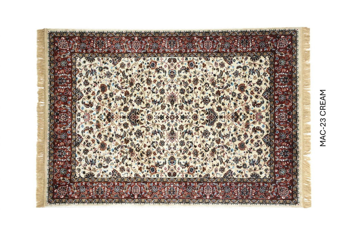 White Rust Traditional Persian Carpet & Rugs