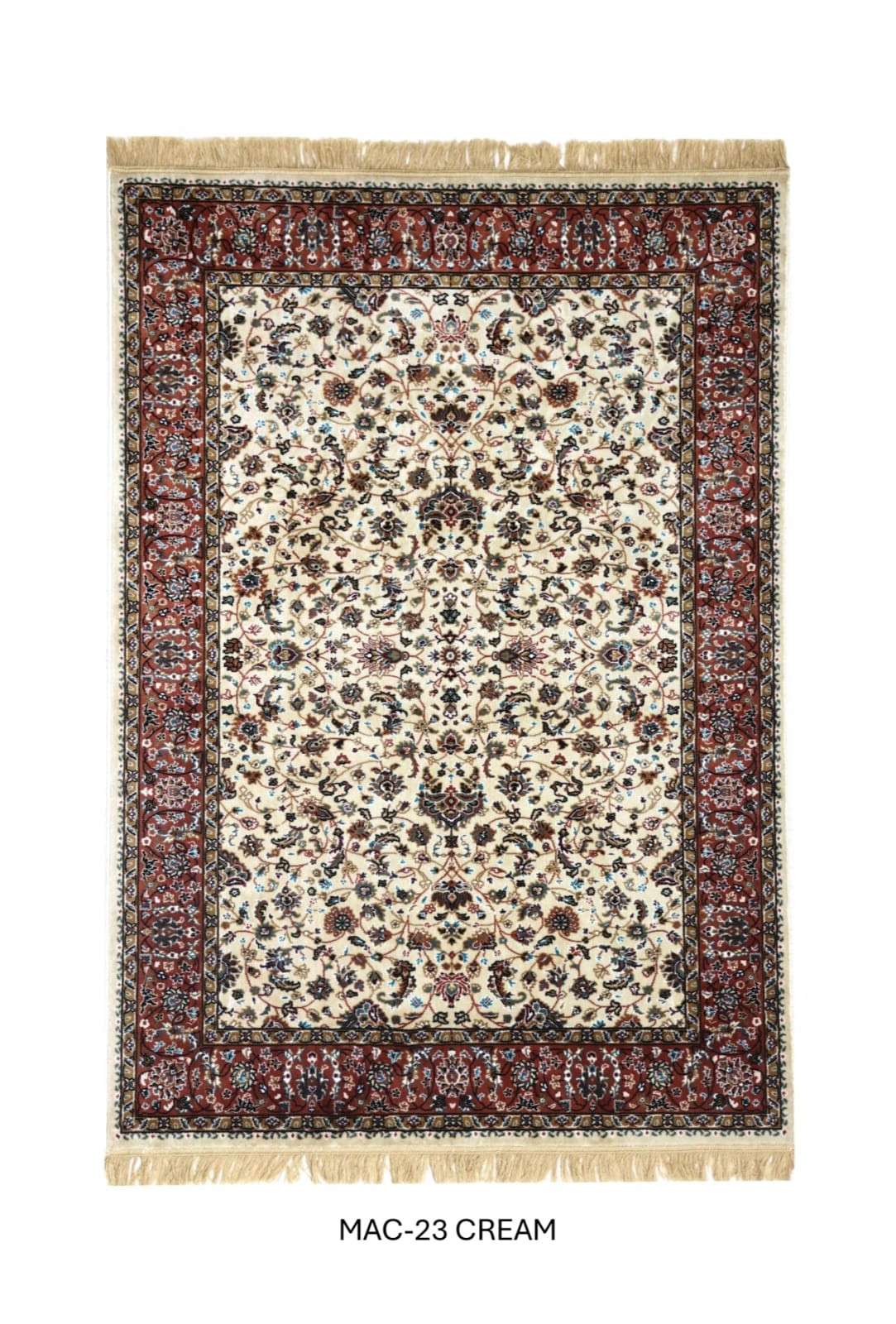 White Rust Traditional Persian Carpet & Rugs