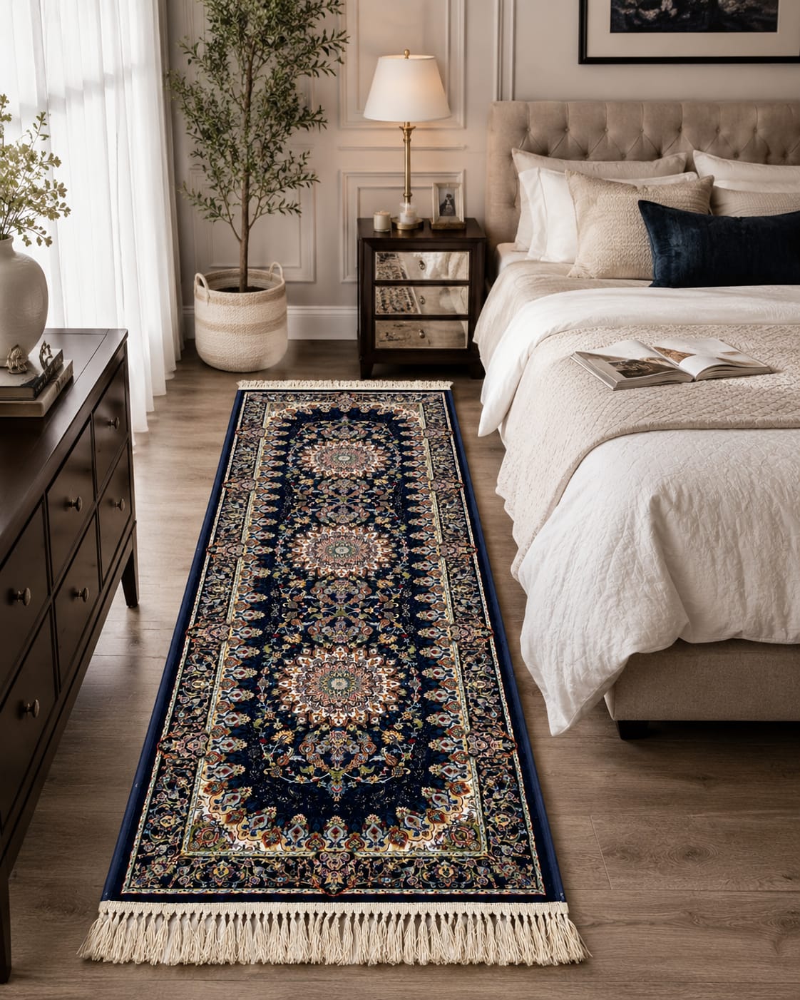 Nain Elegant Irani Carpets & Rugs – Light Background