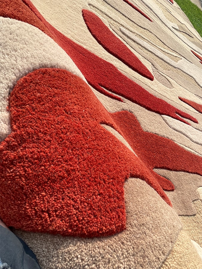 Zen Irregular Shaped New Zealand Wool Rug