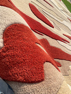 Zen Irregular Shaped New Zealand Wool Rug