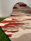 Zen Irregular Shaped New Zealand Wool Rug