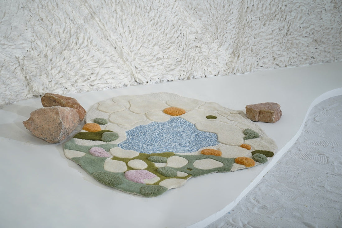Shinjuku Viscose Silk Irregular Shaped Rug