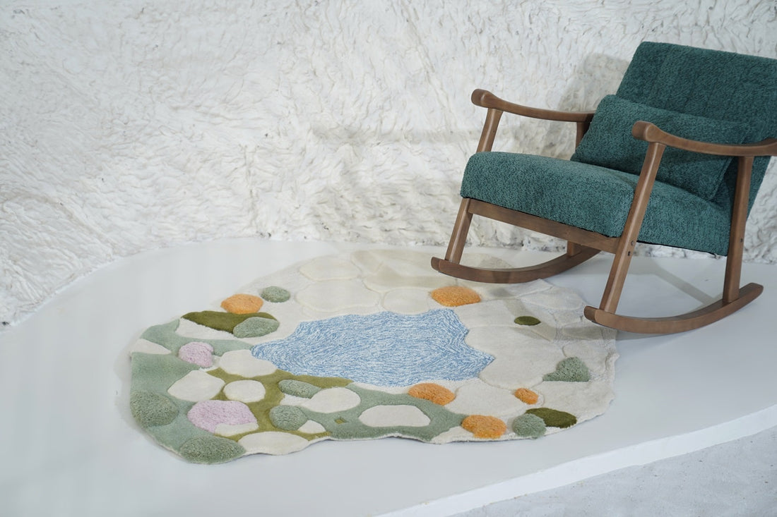 Shinjuku Viscose Silk Irregular Shaped Rug