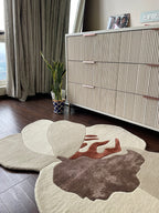 Wisteria Tunnel Irregular Shaped New Zealand Wool Rug