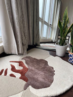 Wisteria Tunnel Irregular Shaped New Zealand Wool Rug