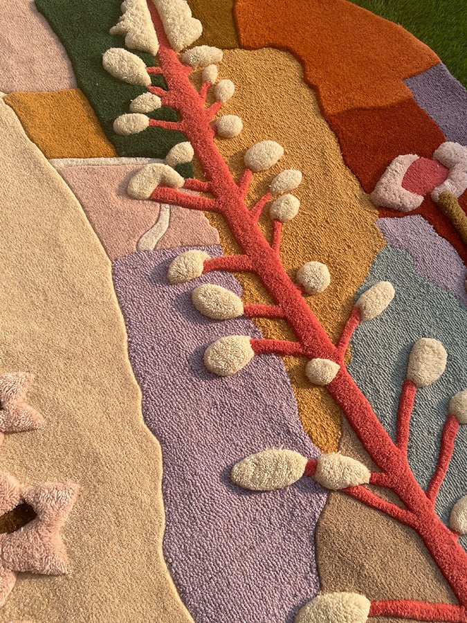 Multicolor 2.1 Irregular Handmade Rug