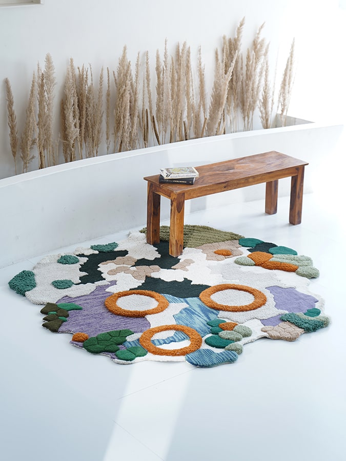 Multicolor 3.0 Irregular Handmade Rug