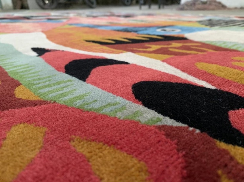Contexture Multicolor 3.0 Irregular Handmade Rug