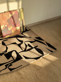 Modern Eclypse Multicolor Irregular Handmade Rug