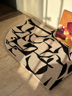Modern Eclypse Multicolor Irregular Handmade Rug