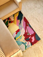 Contexture Multicolor Irregular Handmade Rug