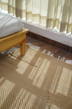 Taupe Grey Irregular Handmade Rug