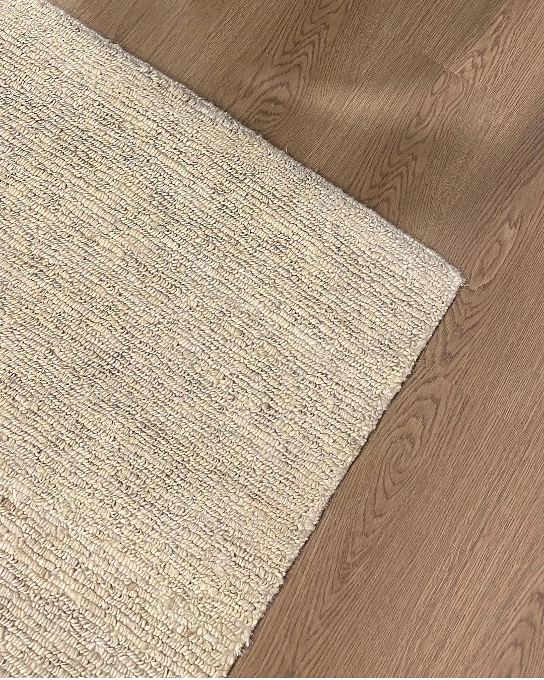 Brown Irregular Handmade Rug