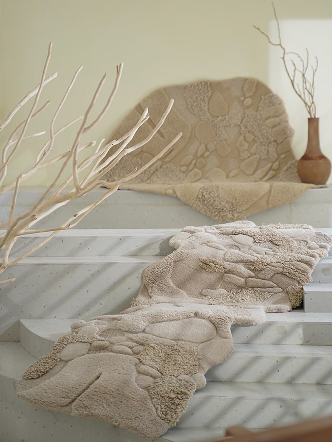 Mariyam Brown Irregular Handmade Rug