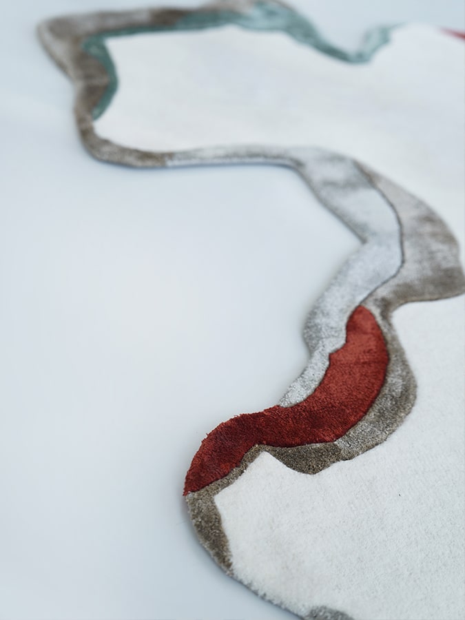 Multicolor 4.0 Irregular Handmade Rug